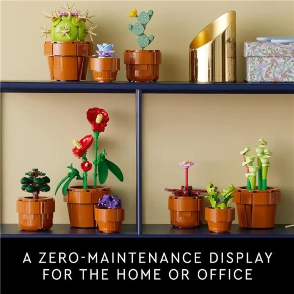 Icons Tiny Plants Creative‎ Building Set for Adults, Gift for Valentines Day